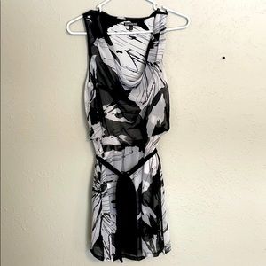 Express Black and White Dress